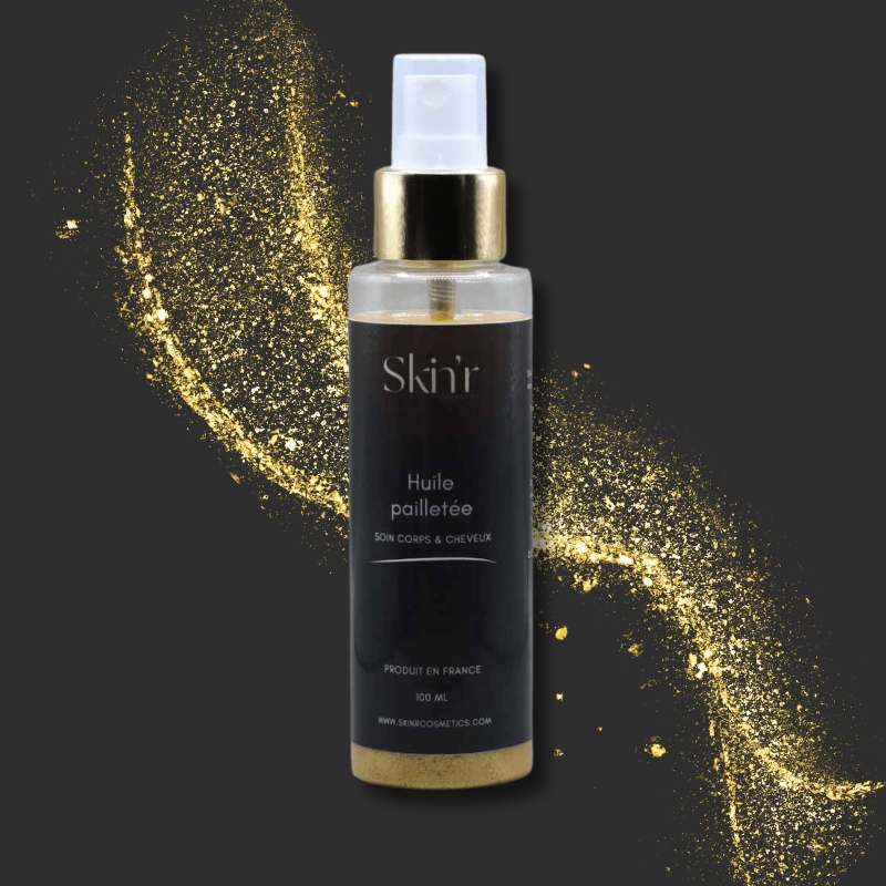 Huile Pailletée Corps & Cheveux - Skin'r Cosmetics