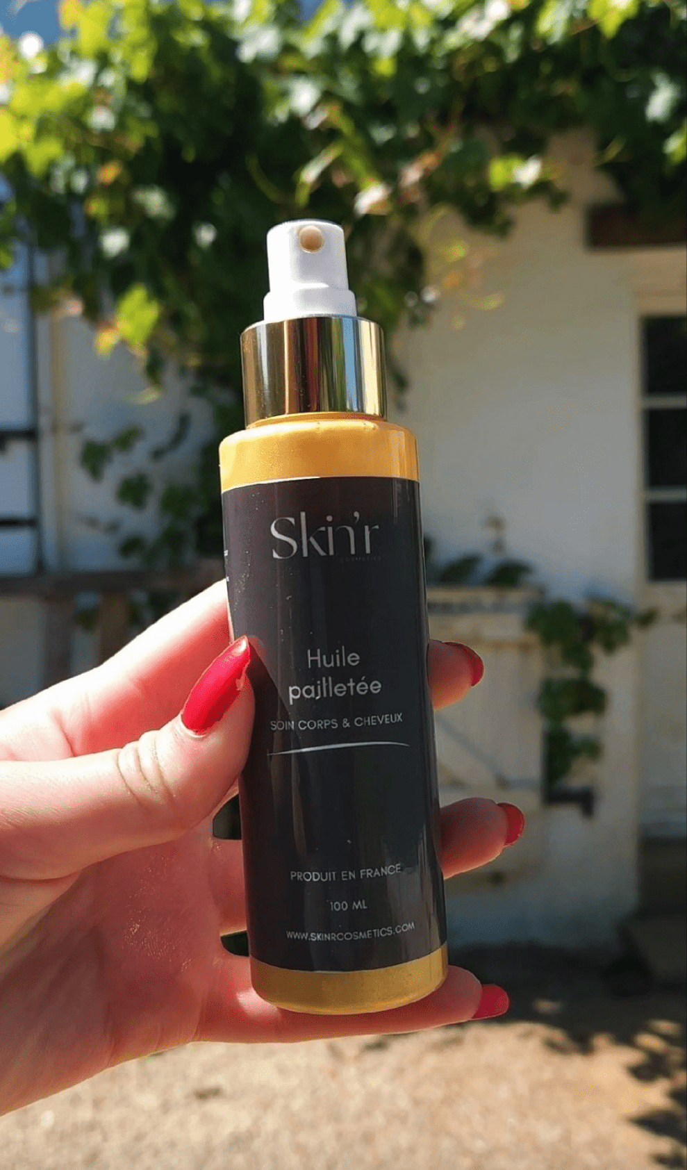 Huile Pailletée Corps & Cheveux - Skin'r Cosmetics