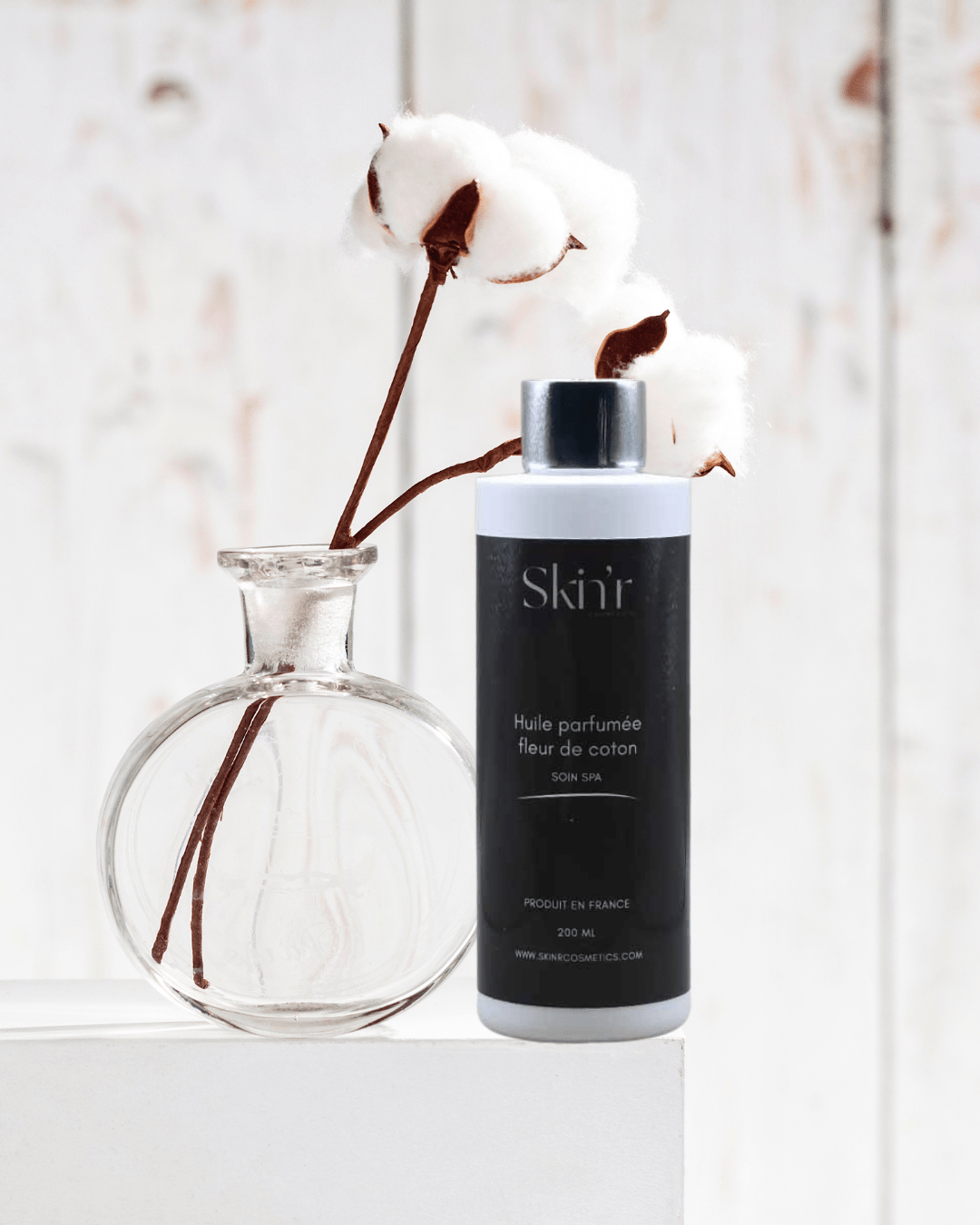 Huile Parfumée Fleur de Coton - Skin'r Cosmetics